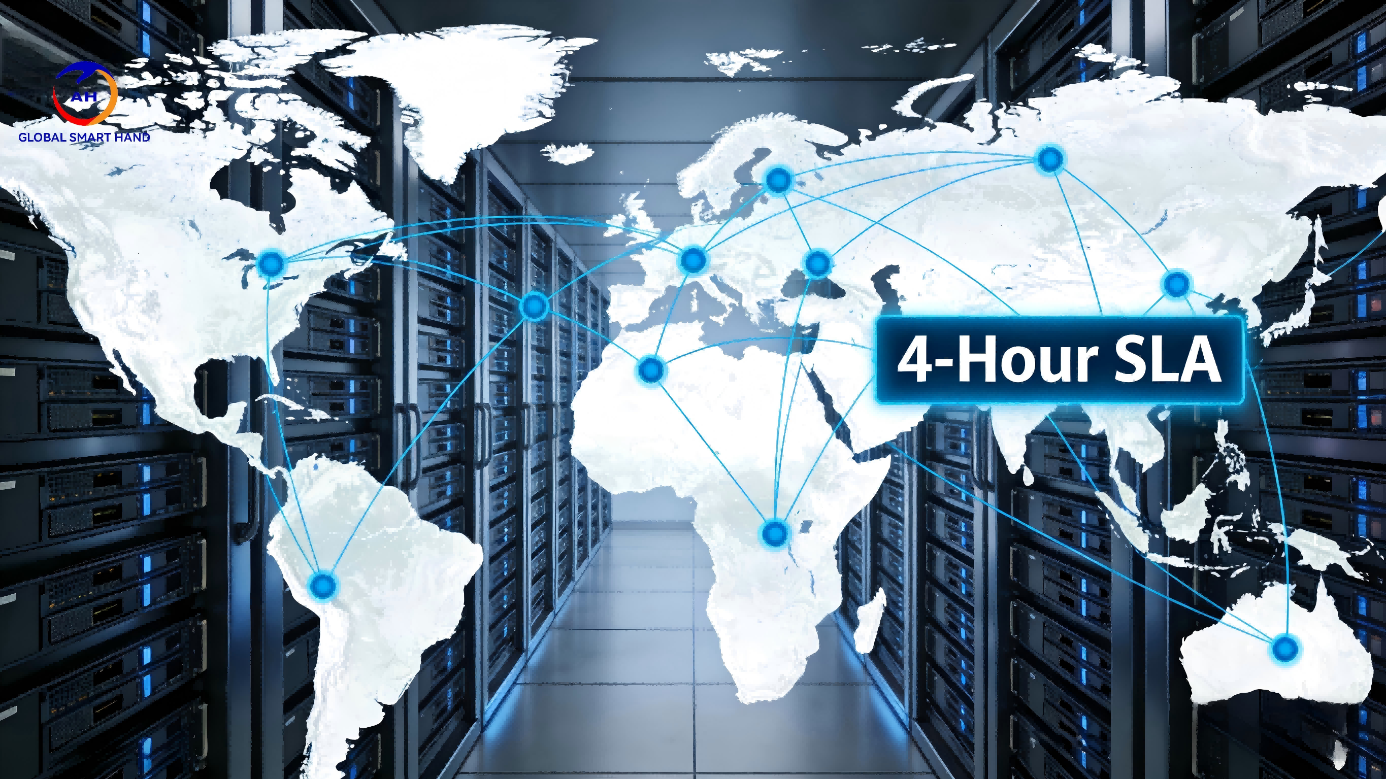 Regionalized IT support, strictly adhering to the 4-hour SLA standard: Solving the problem of enterprise downtime losses